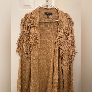 Fringe Cardigan Sweater
